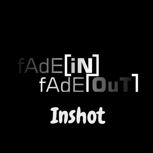 fade in out in inshot