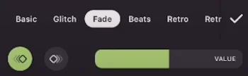 fade value in inshot