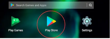 memu emulator play store finding